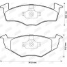 Remblokkenset Jurid vooras Seat/VW